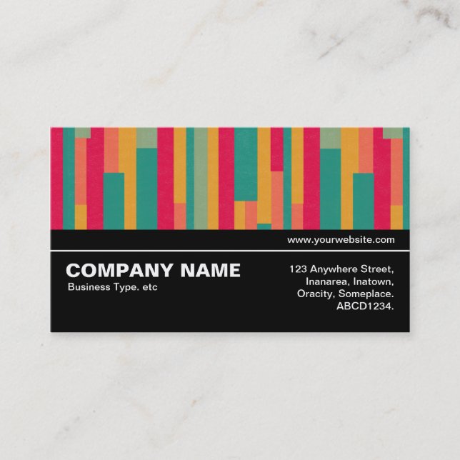 Halfway V3 011 - Abstract 240113 Business Card (Front)