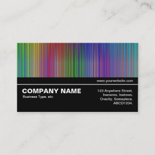 Halfway V3 01 - Rainbow Curtain Business Card