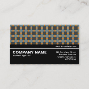 Halfway V3 025 - Geometric Pattern 011 Business Card