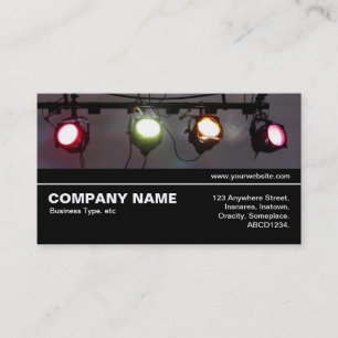Halfway V3 06 - Theatre Lights Business Card
