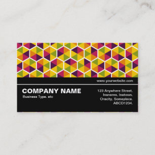Halfway V3 - Hexagon Pattern 01 Business Card