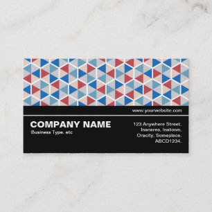Halfway V3 - Hexagon Pattern 05 Business Card