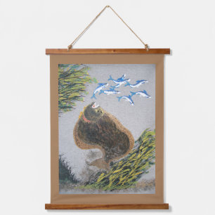 Halibut hanging tapestry