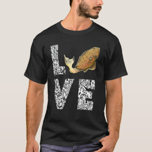 Halibut Love Fisherman Halibut Fish Flounder Fish T-Shirt