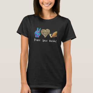 Halibut Love Peace Halibut Fishing Halibut Fish Fi T-Shirt
