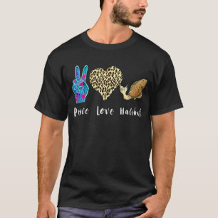 Halibut Love Peace Halibut Fishing Halibut Fish Fi T-Shirt