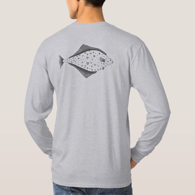 Halibut T-Shirt Long (Back)
