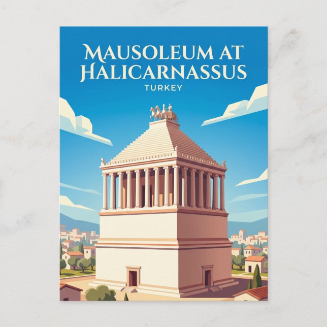 Halicarnassus Mausoleum Turkey Postcard (Front)