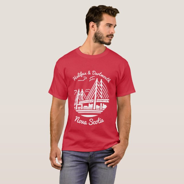 Halifax and Dartmouth Nova Scotia shirt  (Front Full)
