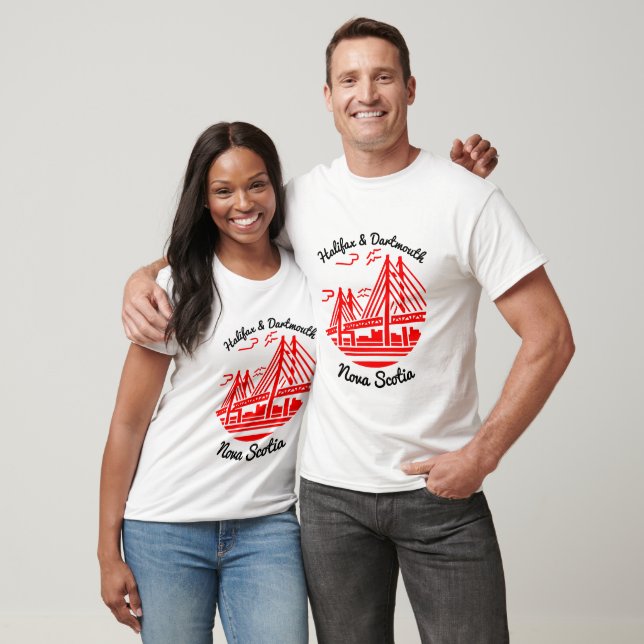 Halifax and Dartmouth Nova Scotia shirt bridge (Unisex)