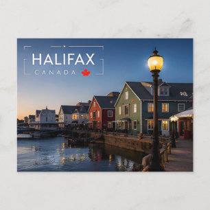 Halifax Canada Northern Waterfront Travel 🏔️ Postcard