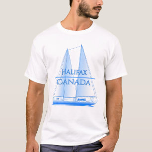 Halifax Coastal Nautical Sailing Sailor T-Shirt