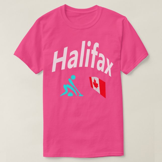 Halifax Curling T-Shirt (Design Front)