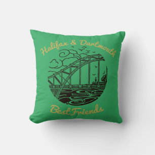 Halifax Dartmouth best friend pride Canada 902 Th Cushion