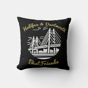 Halifax Dartmouth best friend pride rainbow 902 Th Cushion