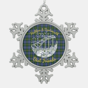 Halifax Dartmouth bridge  tartan Friend ornament