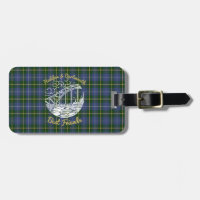 Halifax Dartmouth Friends luggage tag tartan