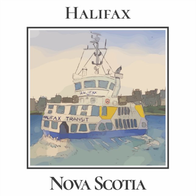 Halifax Ferry Boat, Nova Scotia (Front)
