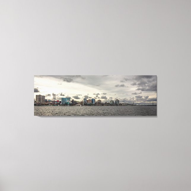 Halifax Harbor Skyline Canvas Print (Front)