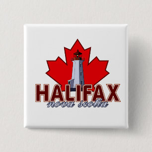 Halifax Lighthouse 15 Cm Square Badge