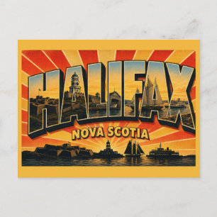 Halifax Nova Scotia Capital City Postcard