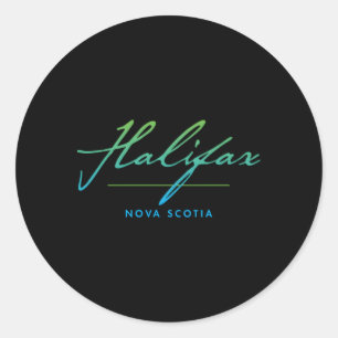 Halifax Nova Scotia Classic Round Sticker
