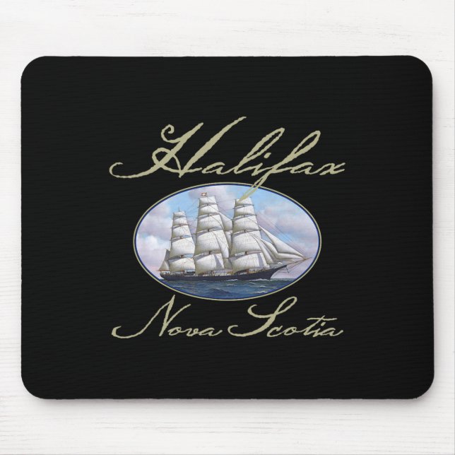Halifax Nova Scotia Clipper Ship  Mouse Mat (Front)
