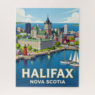 Halifax Nova Scotia Maritime Cityscape ⚓ Jigsaw Puzzle