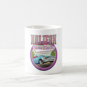 Halifax Nova Scotia travel logo  Coffee Mug