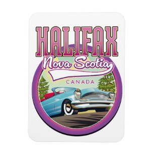 Halifax Nova Scotia travel logo  Magnet