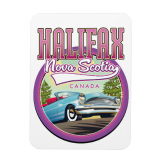 Halifax Nova Scotia travel logo Magnet