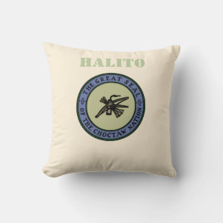 Halito Great Seal of the Choctaw Nation Cushion