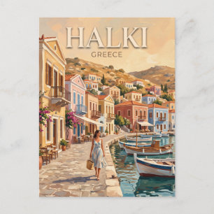 Halki Greece Postcard