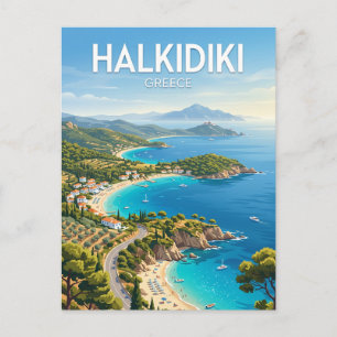 Halkidiki Greece Postcard