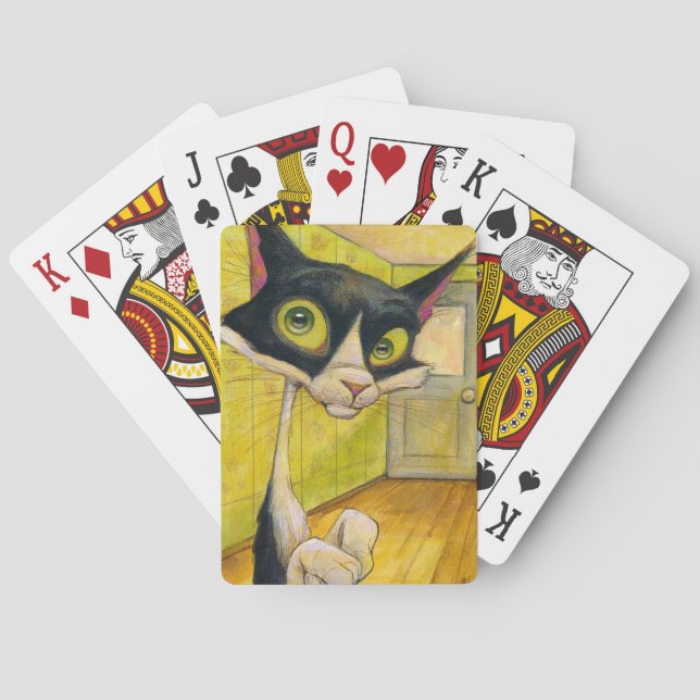 Hall Cat Deck of Cards (Back)
