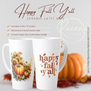 Hall Fall Y'all Ceramic Latte Mug