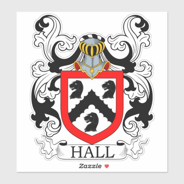 Hall Family Crest (Sheet)