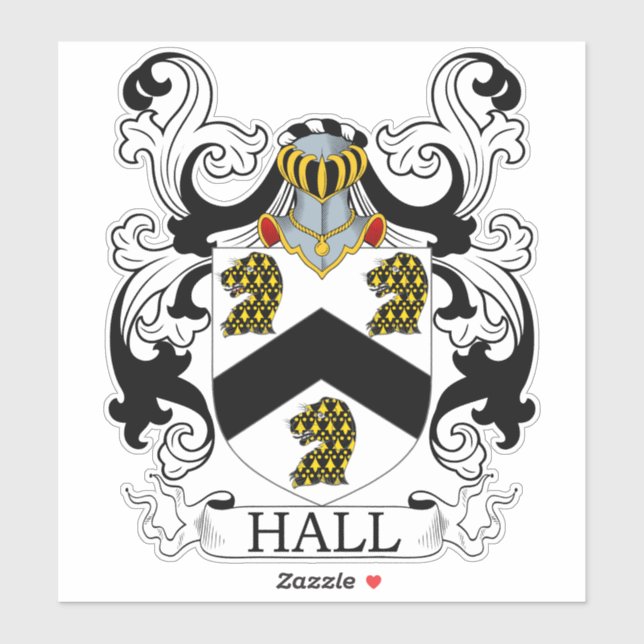 Hall Family Crest (Sheet)