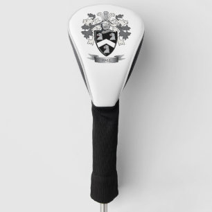 Hall Family Crest Coat of Arms Golf Head Cover