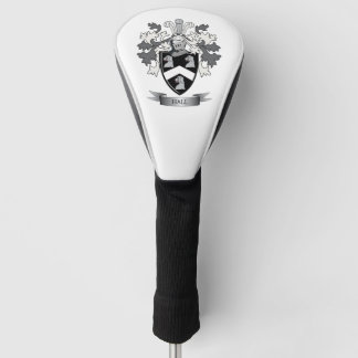 Hall Family Crest Coat of Arms Golf Head Cover