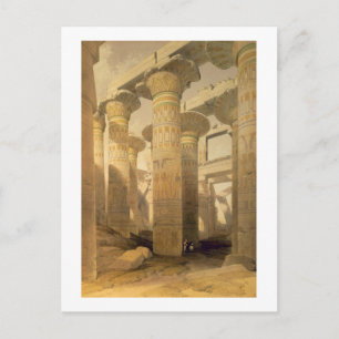 Hall of Columns, Karnak, from "Egypt and Nubia", V Postcard