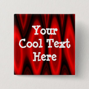 Hall of Flame Template - Customised 15 Cm Square Badge