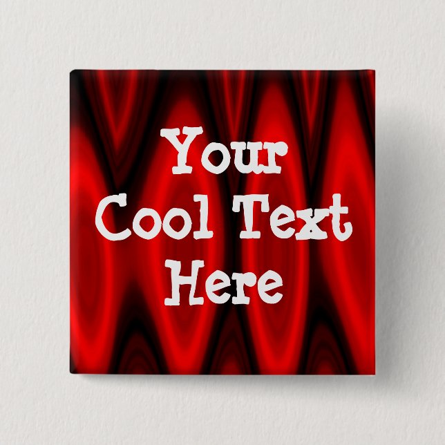 Hall of Flame Template - Customised 15 Cm Square Badge (Front)