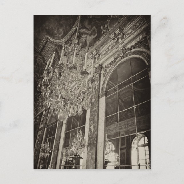 Hall of Mirrors, Château Versailles 1 Postcard (Front)