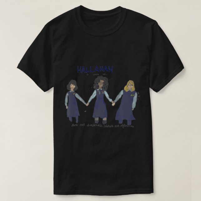 Hallahan Diversity Tee Premium T-Shirt (Design Front)