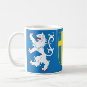 HALLAND Coat of Arms Coffee Cup. Mug