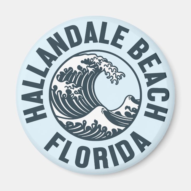 Hallandale Beach,Florida Magnet (Front)