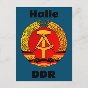 Halle, Deutsche Demokratische Republik - DDR Postcard