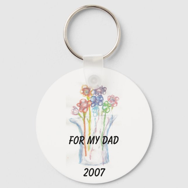 Halle Keyring, For My Dad, 2007 Key Ring (Front)