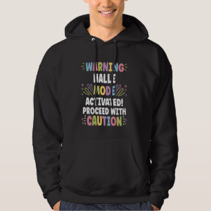 HALLE Personalised Name Funny Cute Custom HALLE Na Hoodie
